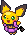 File:Shiny Female Surfing Pichu.png